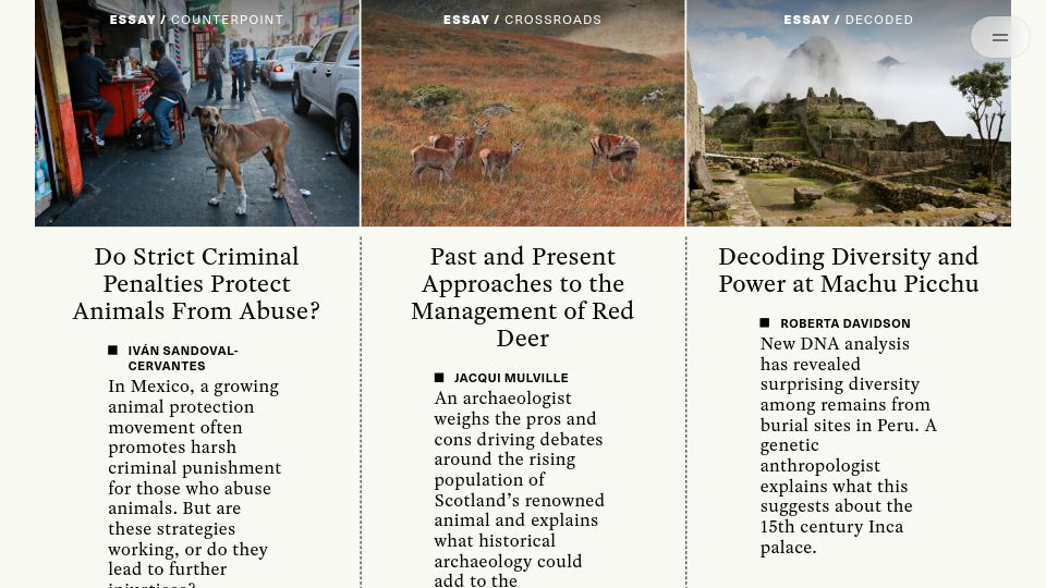 Screenshot of sapiens.org: Dating the Arrival of Modern Humans in Asia