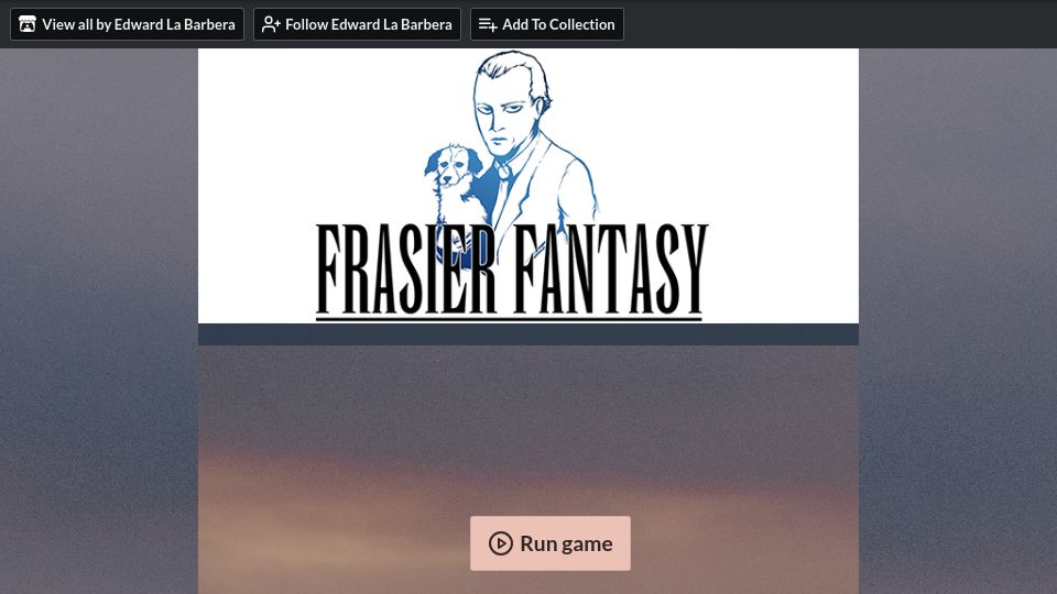 Screenshot of edward-la-barbera.itch.io: Frasier Fantasy