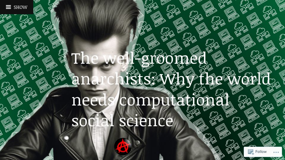 Screenshot of petterhol.me: The world needs computational social science