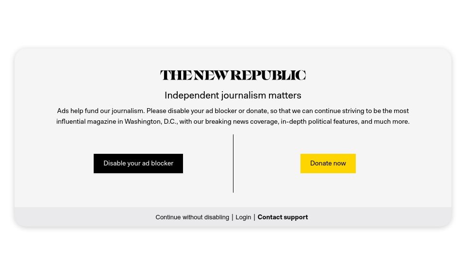 Screenshot of newrepublic.com: The Shadowy Global Network Vilifying Climate Protesters
