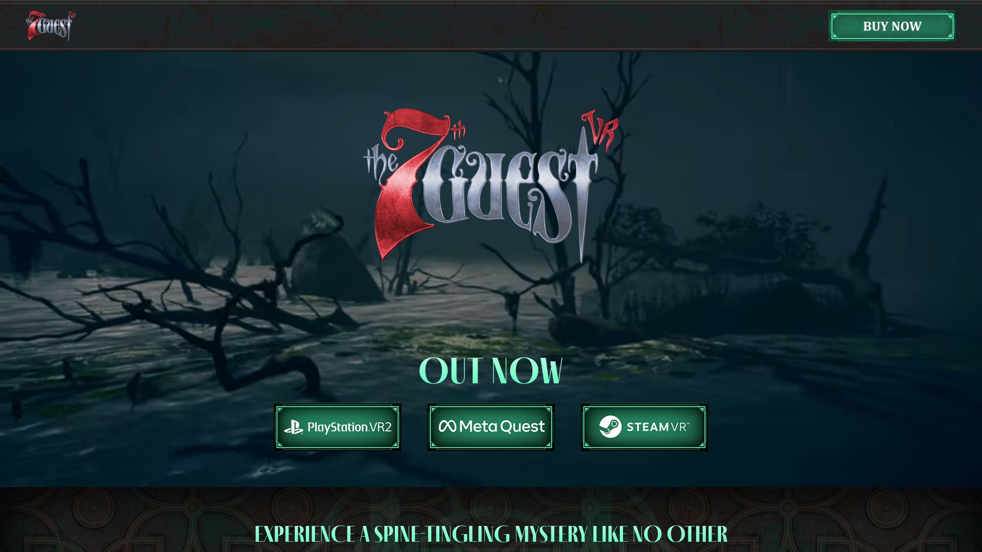 Screenshot of the7thguest-vr.com: The 7th Guest gets VR remake using volumetric video