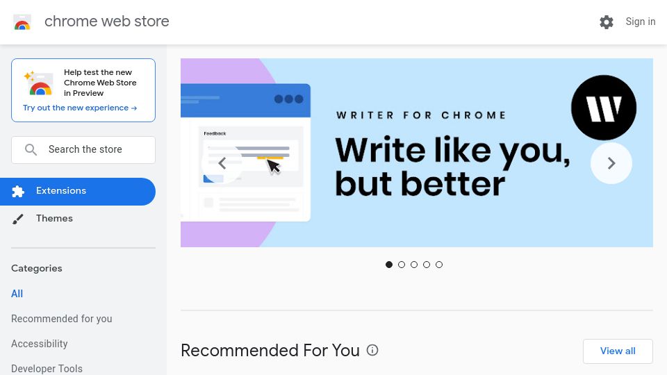 Screenshot of chrome.google.com: Show HN: Autolicious – AI-powered bookmark cataloging Chrome extension