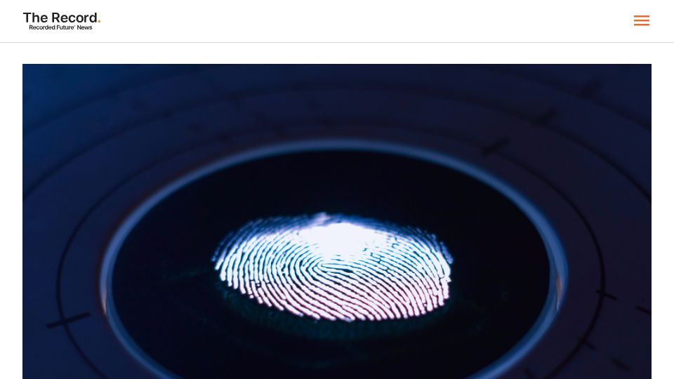 Screenshot of therecord.media: UK government accused of 'vandalism' over abolishing biometrics safeguards