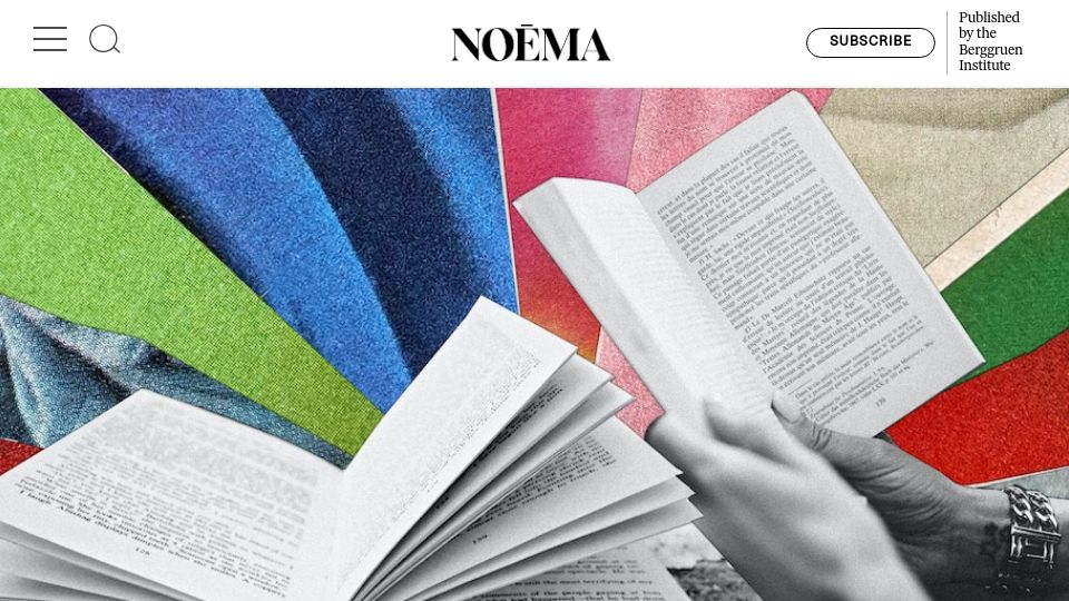 Screenshot of noemamag.com: The emptiness of literature written for the market