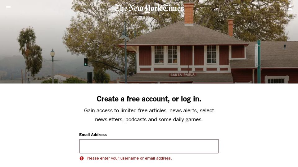 Screenshot of nytimes.com: Southern California Beyond the Freeway