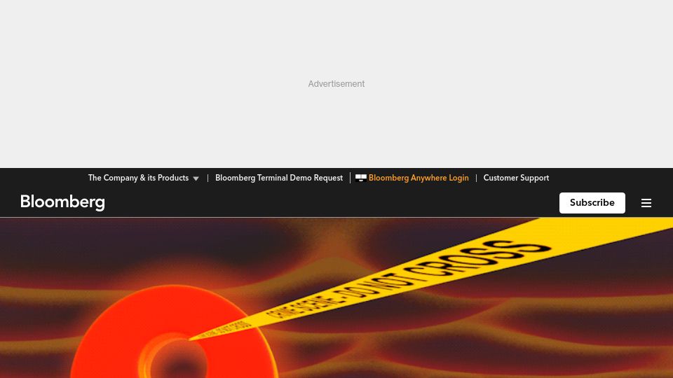 Screenshot of bloomberg.com: Google User Data Is Police's Top Shortcut for Solving Crimes