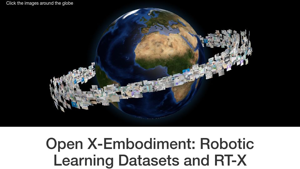Screenshot of robotics-transformer-x.github.io: RT-X: the largest open-source robot dataset