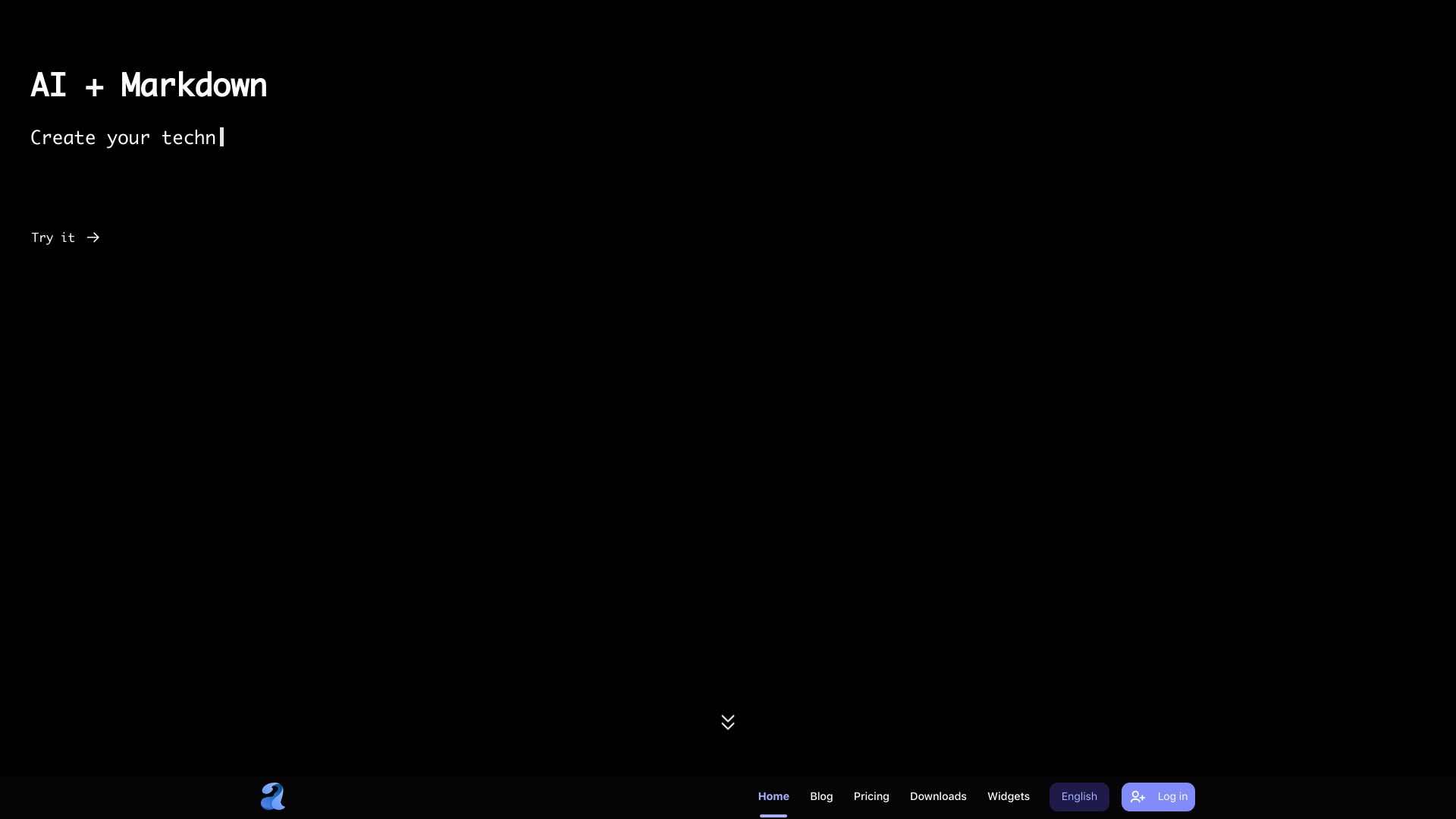 Screenshot of amarkdown.com: Show HN: Use your familiar Markdown editor to create and publish web pages