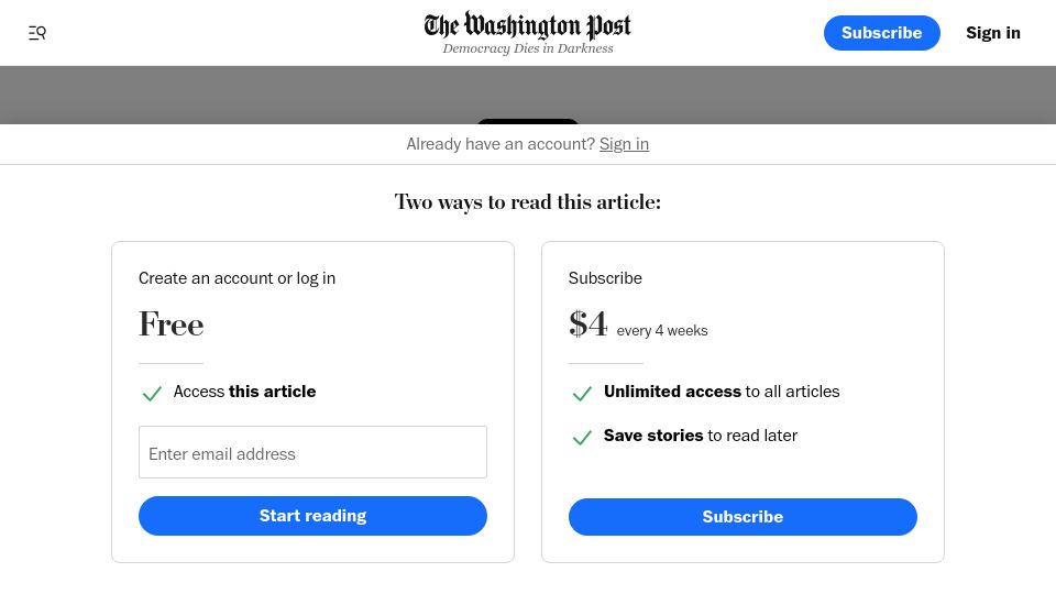 Screenshot of washingtonpost.com: The final seconds of a fatal Tesla Autopilot crash – A reconstruction