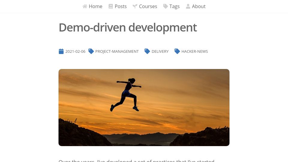 Screenshot of rubick.com: Demo-driven development (2021)