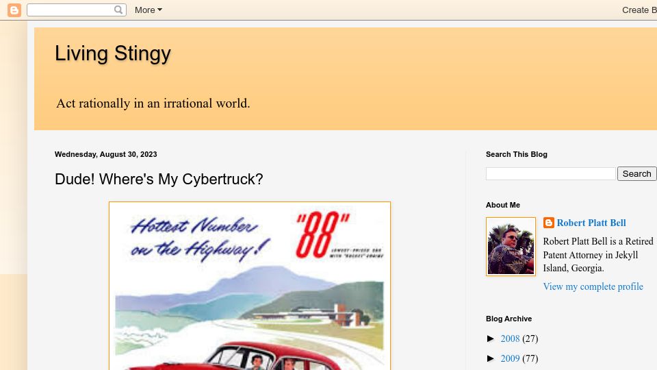 Screenshot of livingstingy.blogspot.com: Oil-Canning