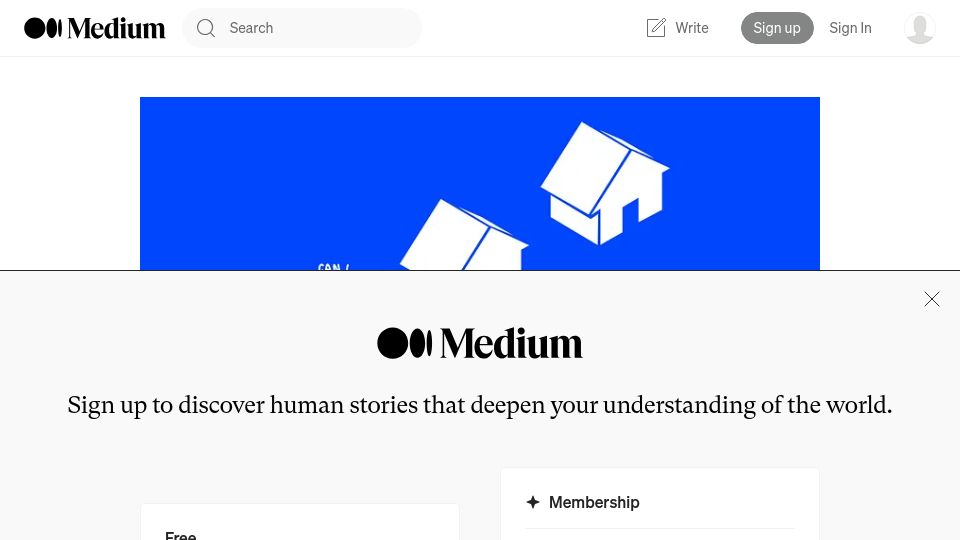 Screenshot of medium.com: What I Know About Community Building (2020)