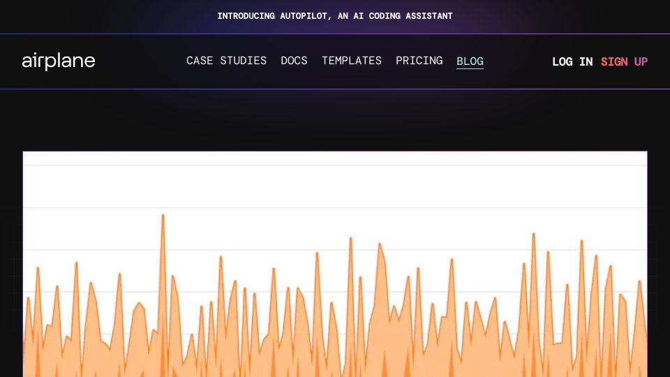 Screenshot of airplane.dev: Migrating to OpenTelemetry