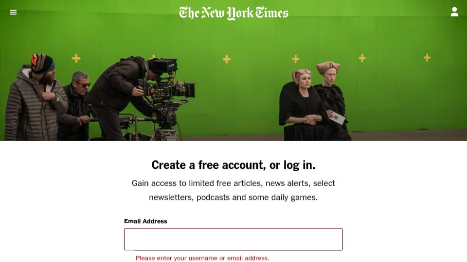 Screenshot of nytimes.com: The $55M saga of a Netflix series nobody will ever see
