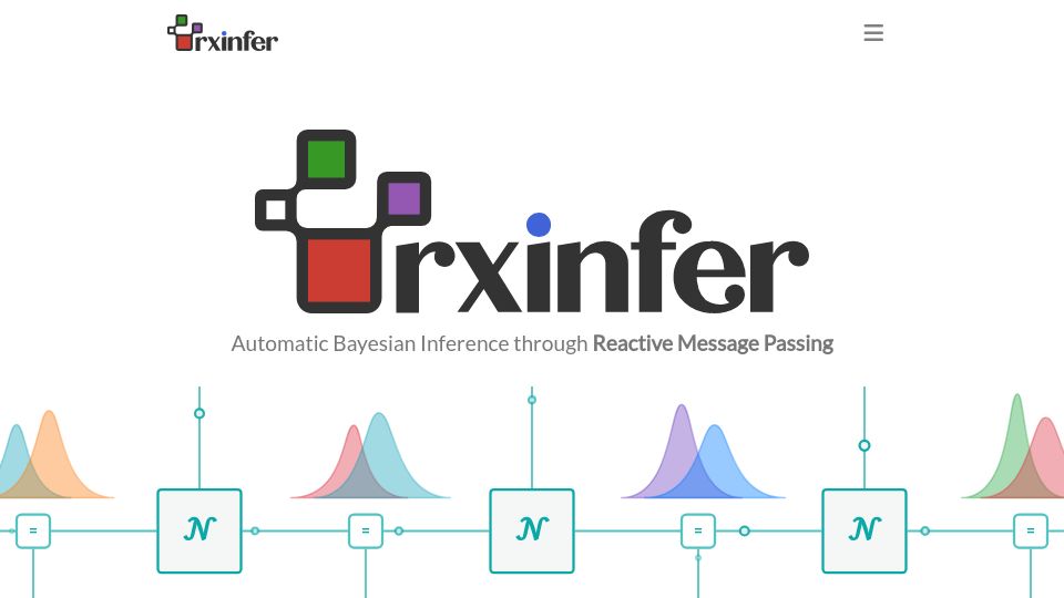 Screenshot of biaslab.github.io: Rxinfer: Automatic Bayesian Inference Through Reactive Message Passing
