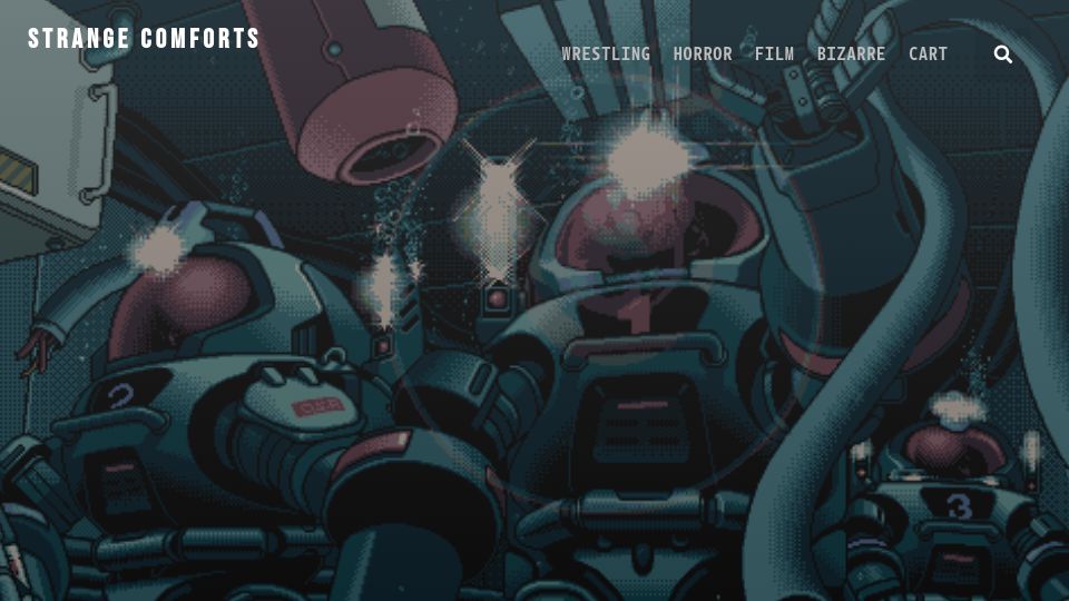 Screenshot of strangecomforts.com: The world of Japan's PC-98 computer