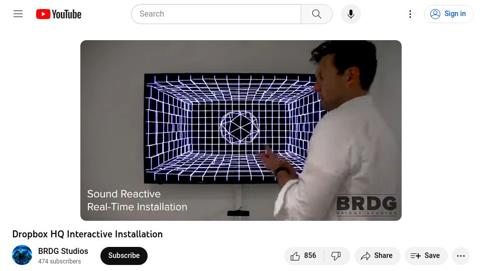 Screenshot of youtube.com: The interactive display for grasping Emacs? [video]