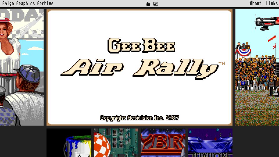 Screenshot of amiga.lychesis.net: Amiga Graphics Archive