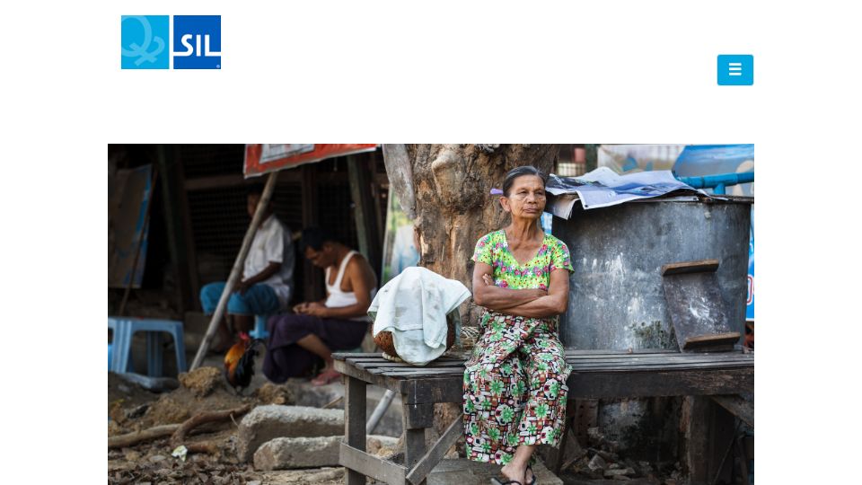 Screenshot of sil.org: Language and Poverty