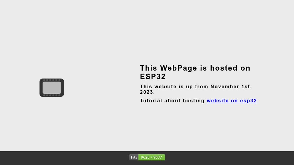 Screenshot of esp.khalsalabs.com: Website hosted on ESP32