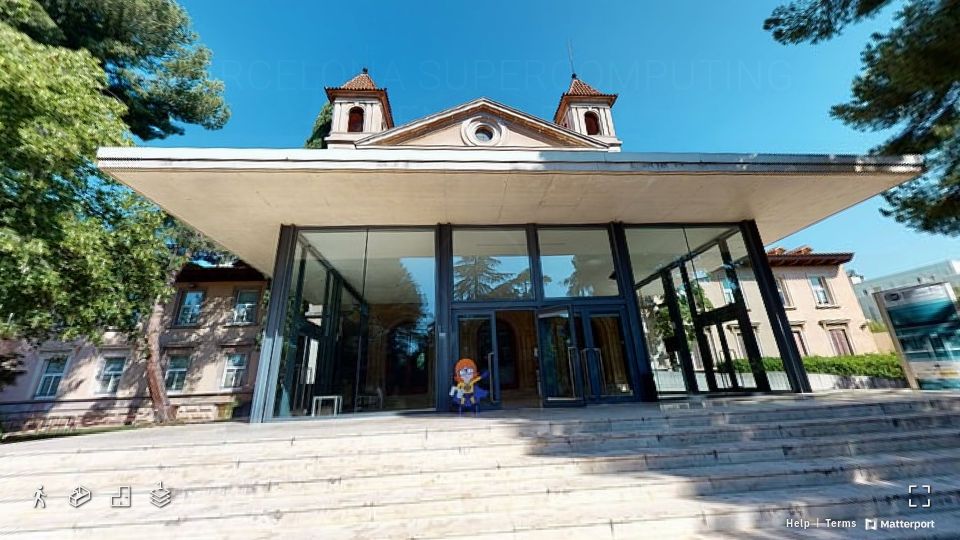 Screenshot of my.matterport.com: Barcelona Supercomputing Center