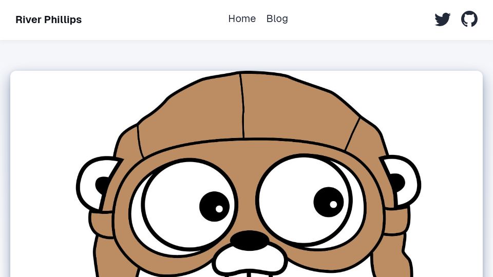 Screenshot of riverphillips.dev: Go, Containers, and the Linux Scheduler