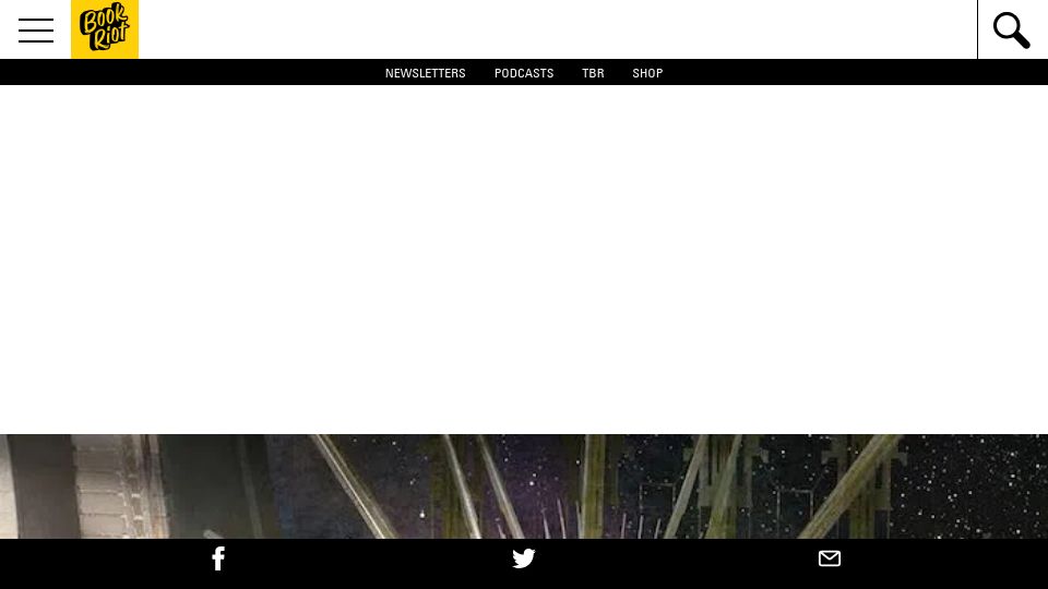 Screenshot of bookriot.com: The Uprising of Mesopunk Books