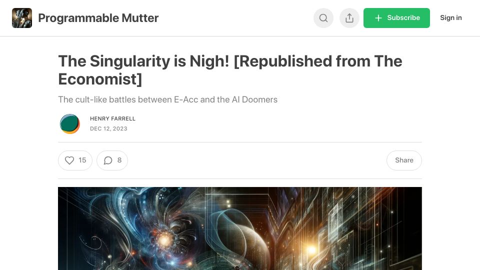 Screenshot of programmablemutter.com: AI’s big rift is like a religious schism
