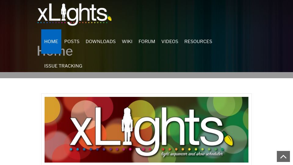 Screenshot of xlights.org: XLights – open source light sequencer and show scheduler