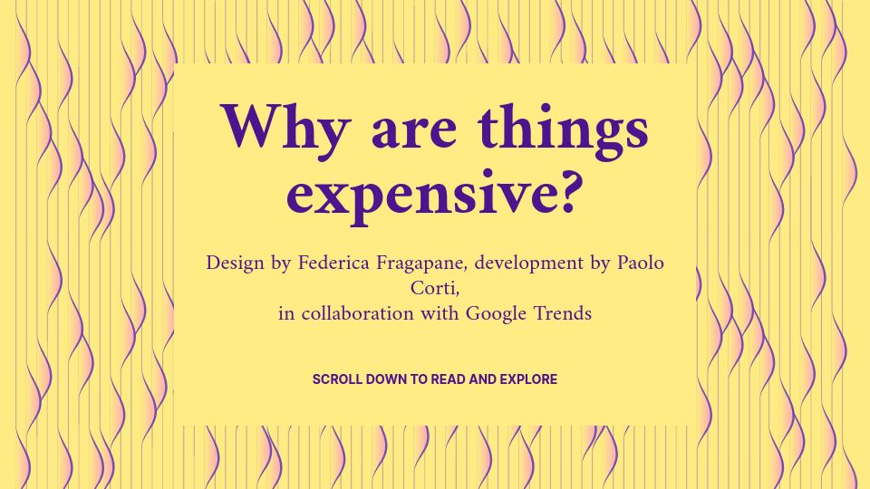 Screenshot of why-expensive.com: Why are things expensive?