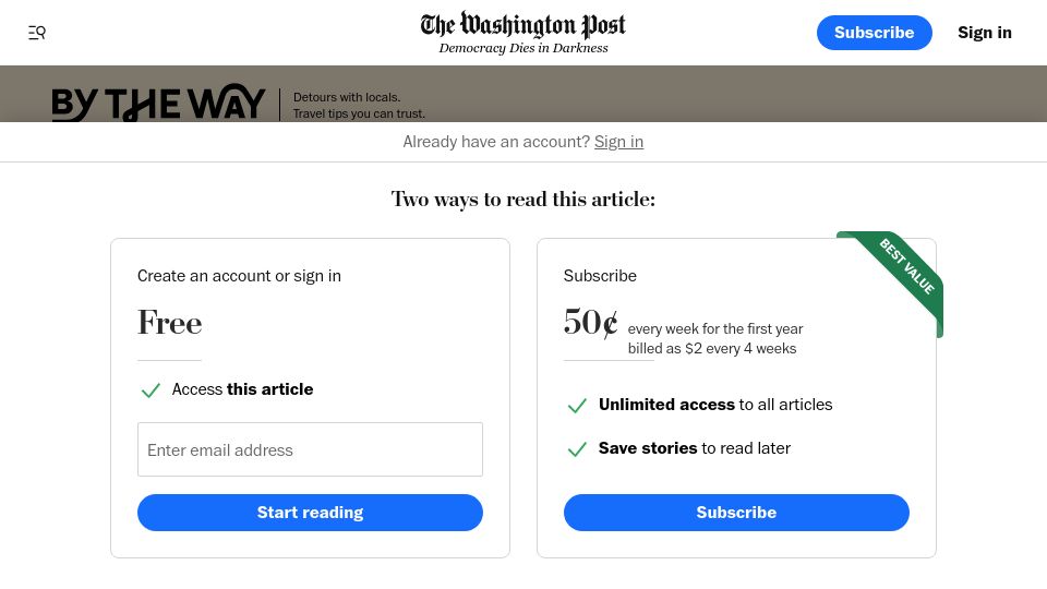 Screenshot of washingtonpost.com: Pilots hide mental health problems so they don't lose their licenses
