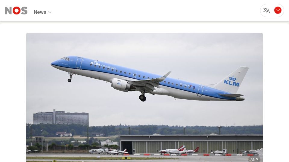 Screenshot of translations.lab.nos.nl: KLM leaked data customers: private data easily collected
