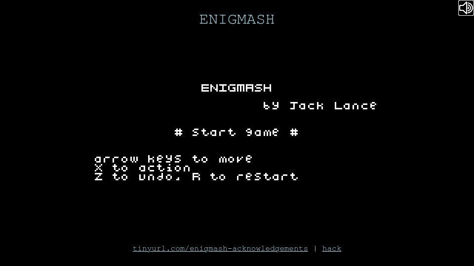 Screenshot of jacklance.github.io: Enigmash Game