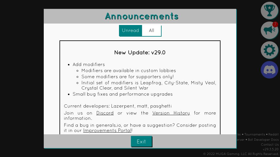 Screenshot of generals.io: Generals.io – Capture enemy generals to defeat them