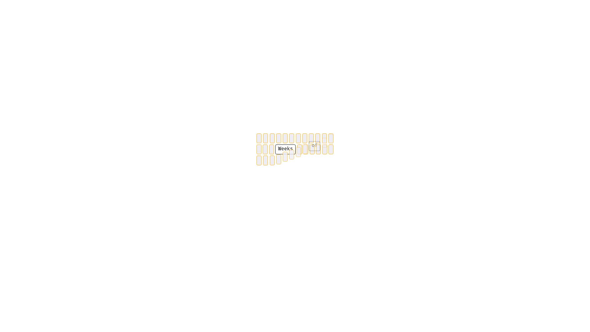 Screenshot of weeksofyour.life: Show HN: Weeks of Your Life