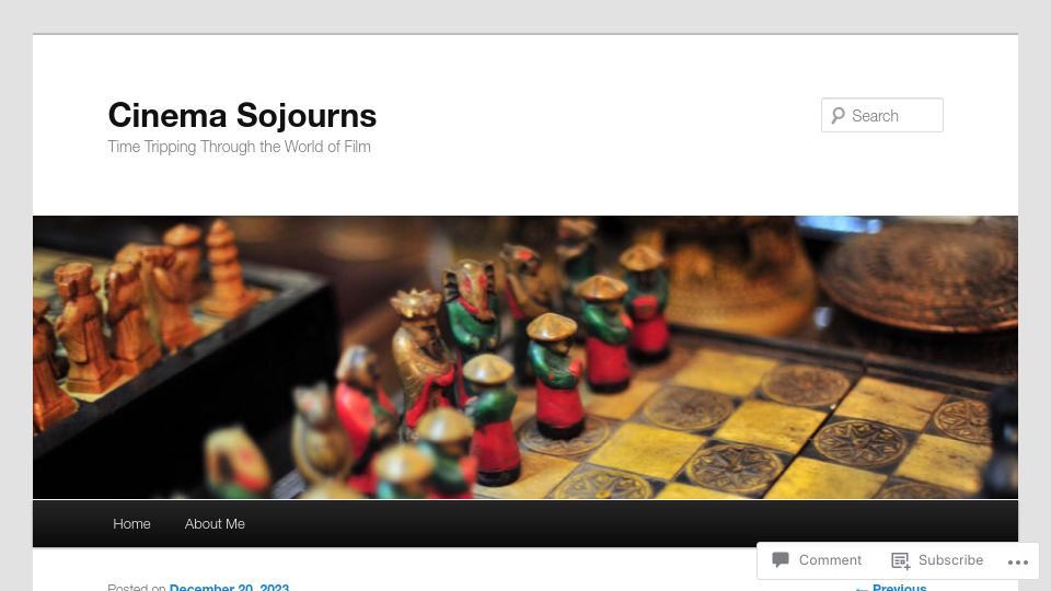 Screenshot of cinemasojourns.com: Roll the Credits