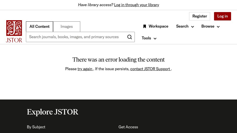 Screenshot of jstor.org: Mathematics in India