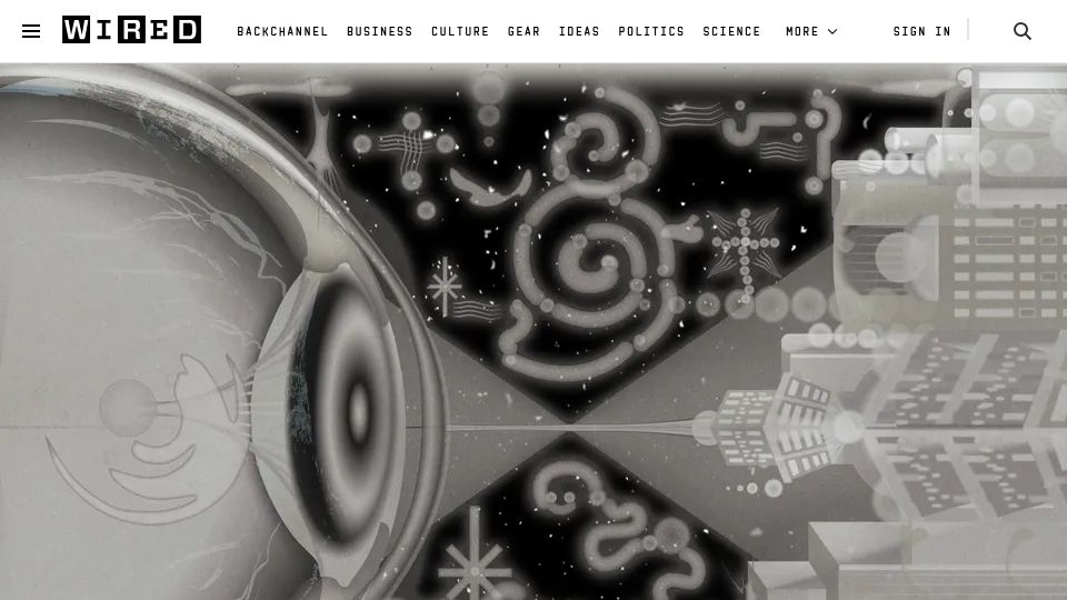 Screenshot of wired.com: High myopia is now the leading cause of blindness in Japan, China, and Taiwan