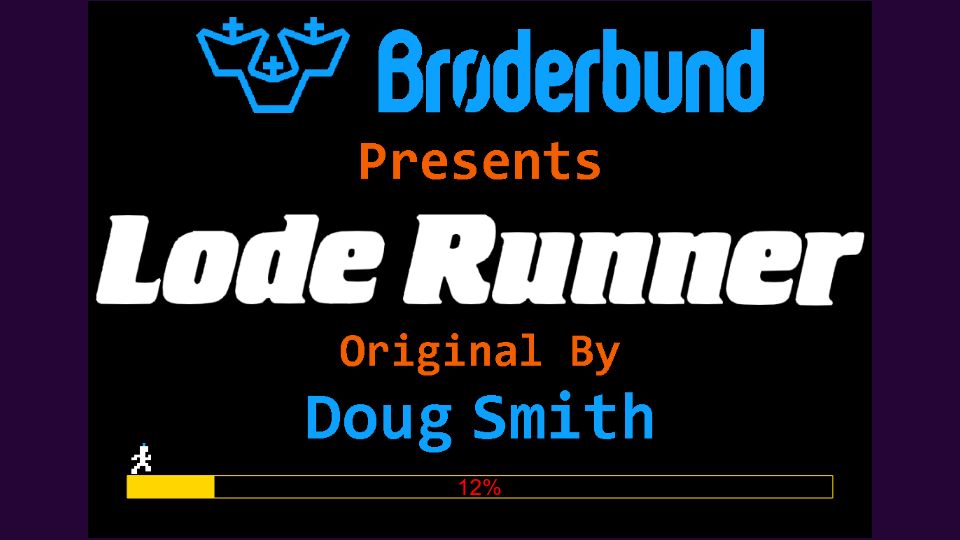 Screenshot of loderunnerwebgame.com: Lode Runner (HTML5 Remake)