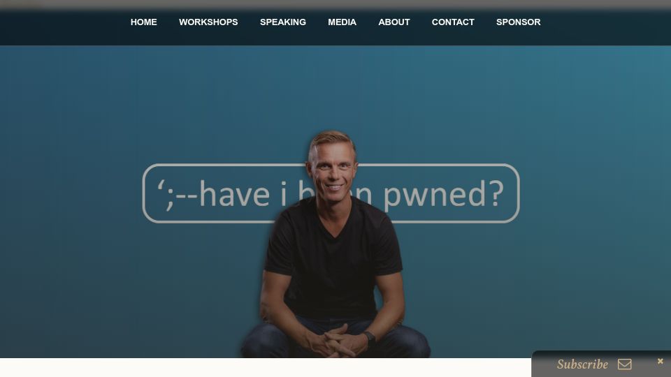 Screenshot of troyhunt.com: A decade of Have I Been Pwned