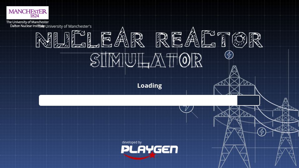 Screenshot of dalton-nrs.manchester.ac.uk: Nuclear Reactor Simulator