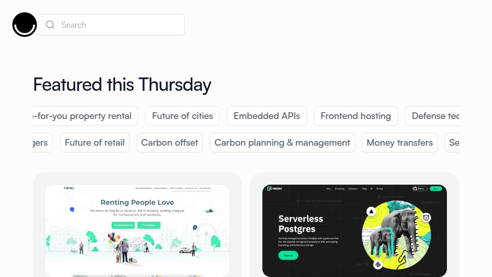 Screenshot of cujobay.com: Show HN: Cujobay – A Modern Alternative to Crunchbase