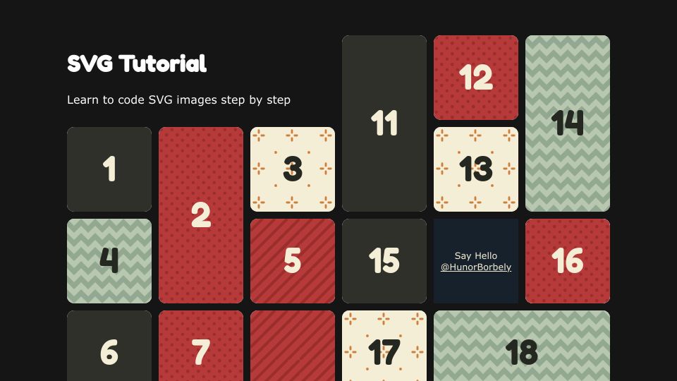 Screenshot of svg-tutorial.com: SVG Tutorial