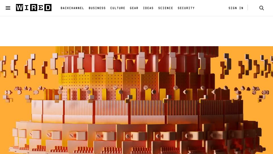 Screenshot of wired.com: The Zombie Comeback of Analog Computing