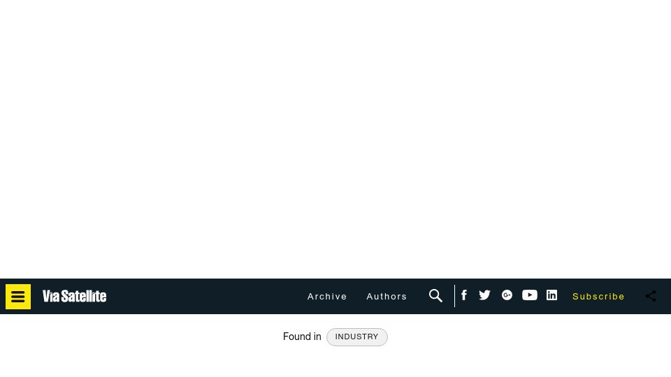 Screenshot of interactive.satellitetoday.com: SpaceX alums are branching out and shaping the startup economy