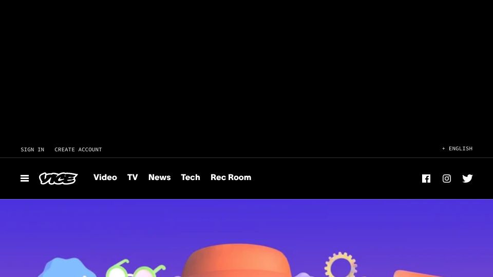 Screenshot of vice.com: Every Day Is April Fool’s Day Now