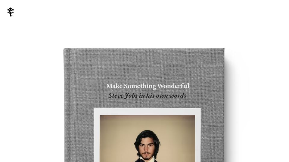 Screenshot of stevejobsarchive.com: Make Something Wonderful – Steve Jobs in his own words