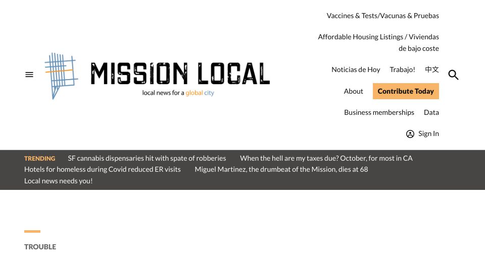 Screenshot of missionlocal.org: Arrest made in SF killing of Bob Lee – alleged killer also worked in tech
