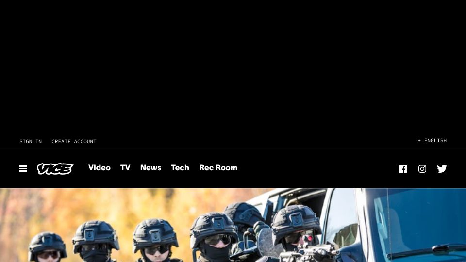 Screenshot of vice.com: A Computer Generated Swatting Service Is Causing Havoc Across America