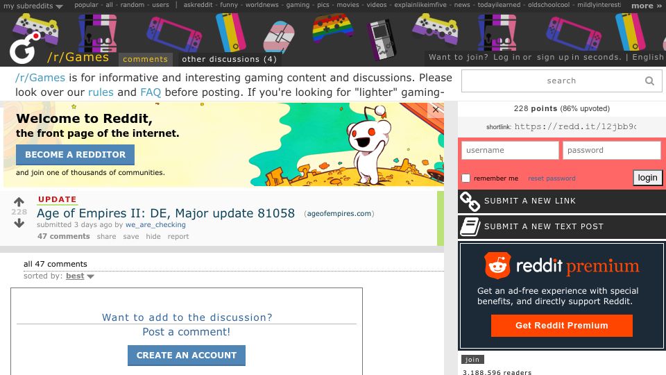 Screenshot of reddit.com: Aztec monks with 1/55 HP no longer die when picking up or dropping a relic